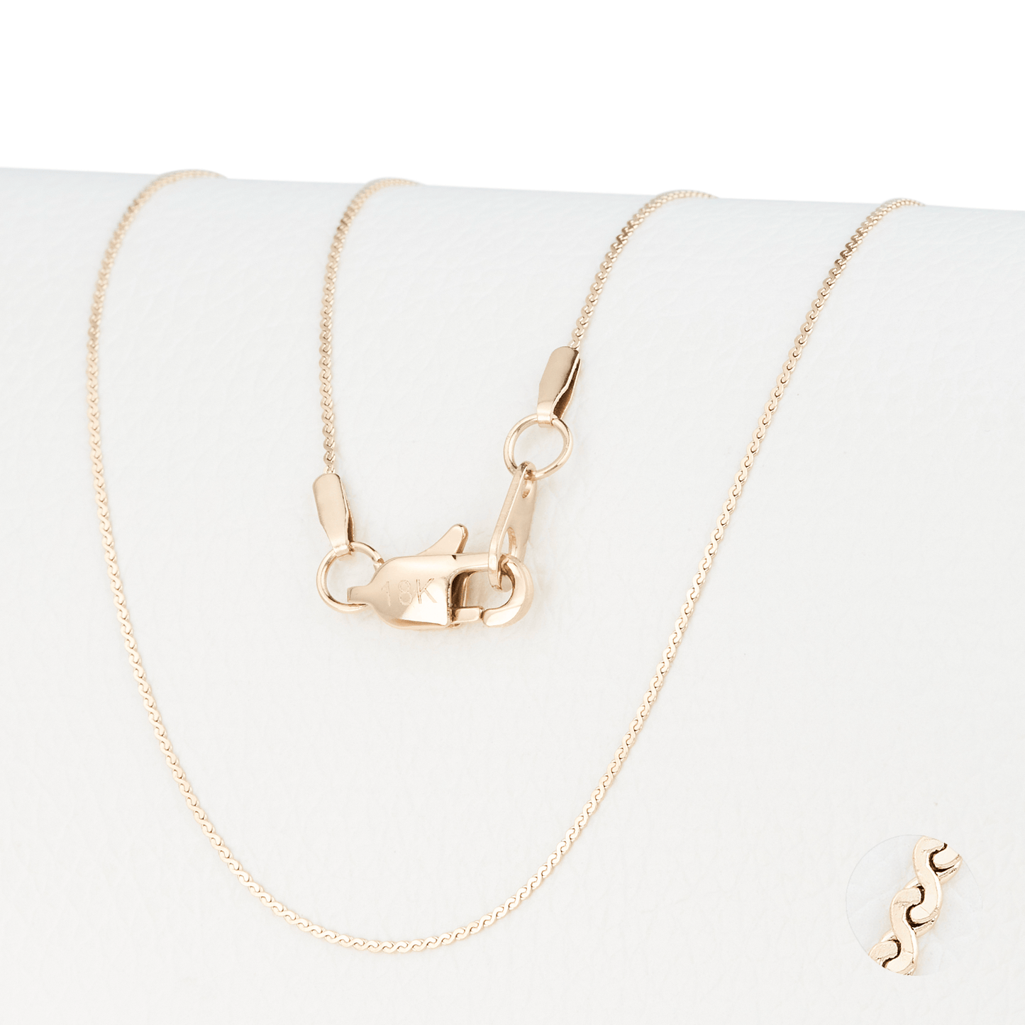 Cadenas Mujer Espiral Oro Laminado 18k