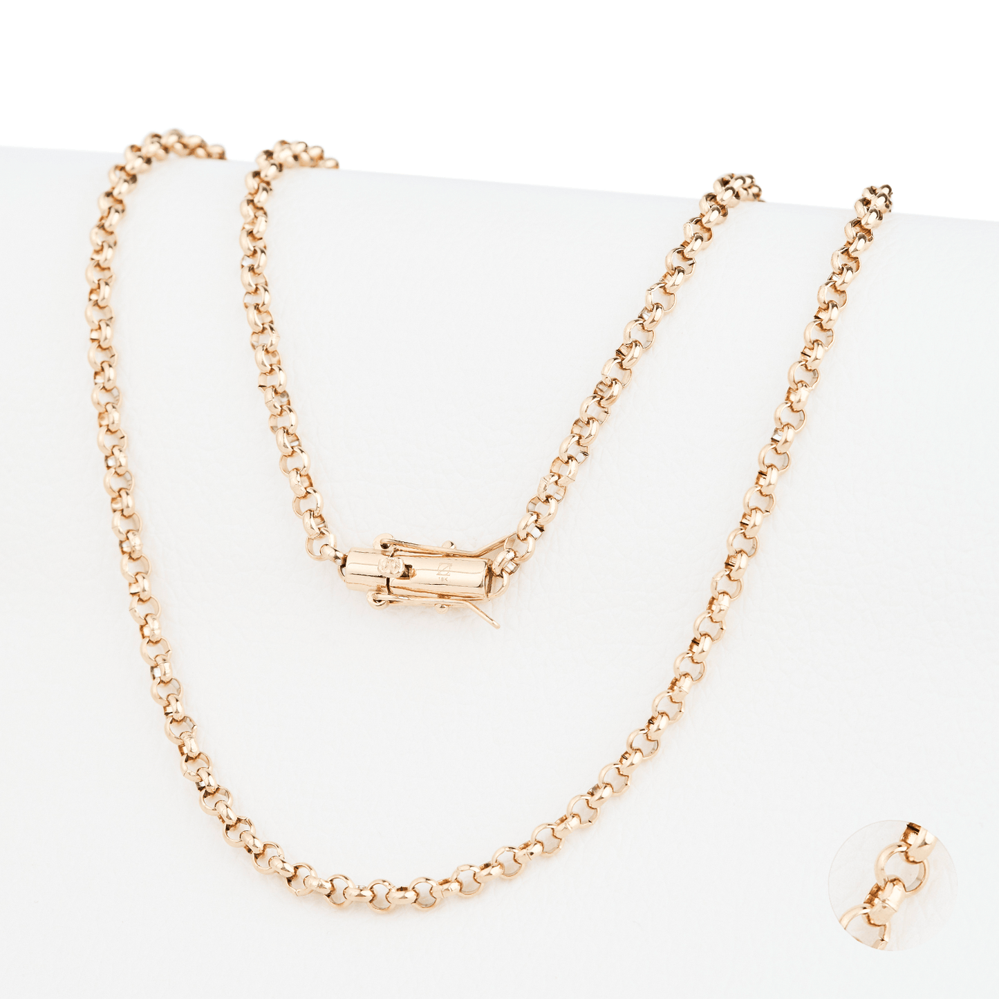 Cadena Rolo Oro Laminado 18k