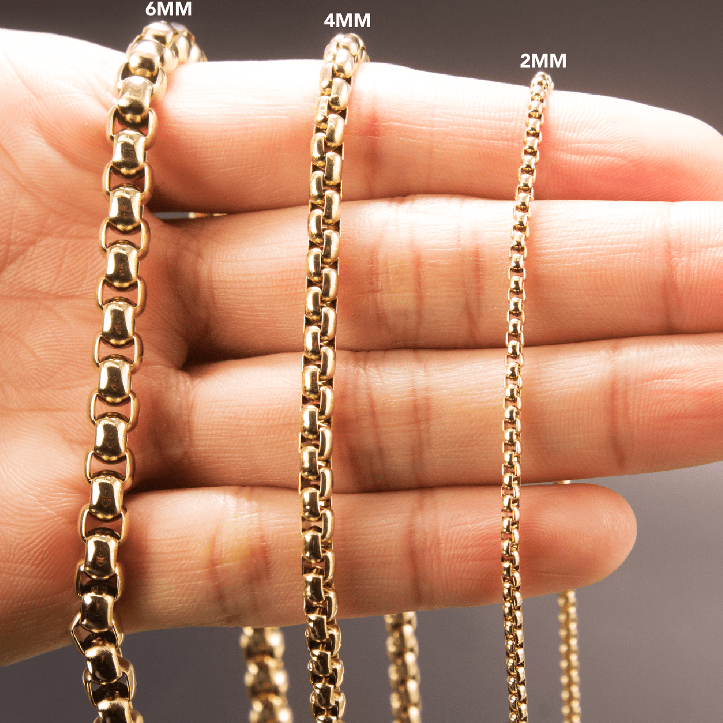 Cadena Veneciana Oro Laminado 18k