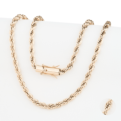 Cadena Tourbillon Oro Laminado 18k